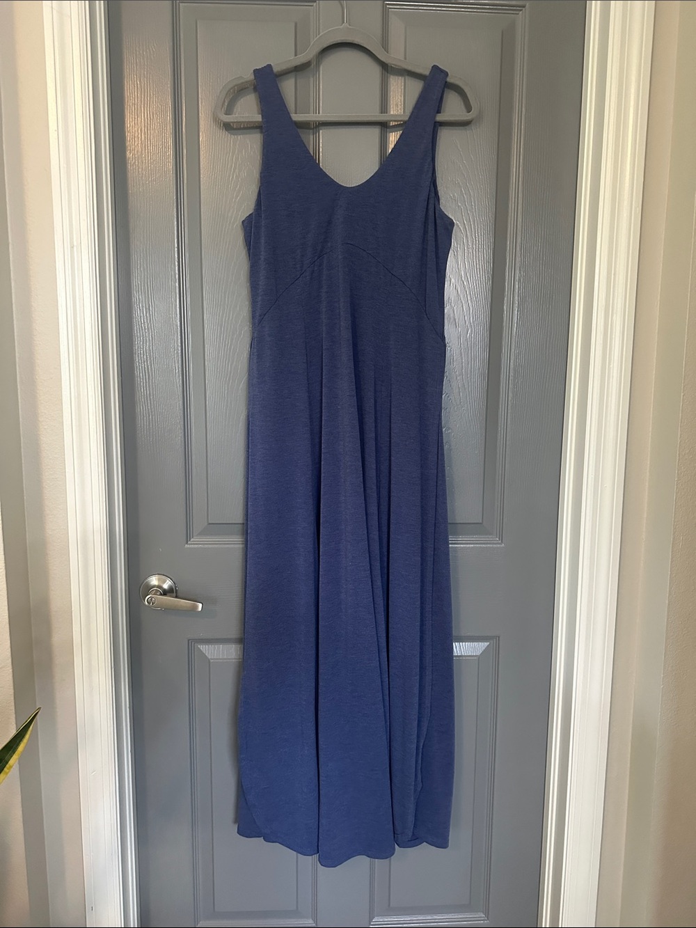 HALARA Navy Maxi Scoop-Neck Tank Dress (like new, never worn) - Picture 5 of 5